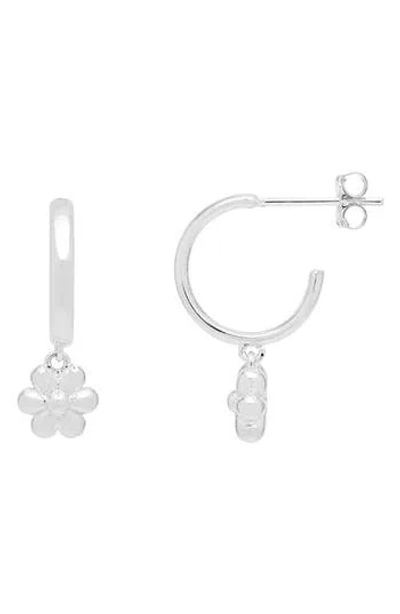 Estella Bartlett Flower Hoop Earrings
