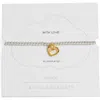 Estella Bartlett Heart Beaded Stretch Bracelet In Gold