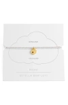 Estella Bartlett Heart Padlock Slide Bracelet In Multi