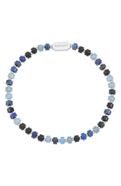 Estella Bartlett Lapis Lazuli & Blue Lace Agate Beaded Bracelet