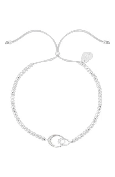Estella Bartlett Louise Interlinked Cubic Zirconia Bracelet In Metallic