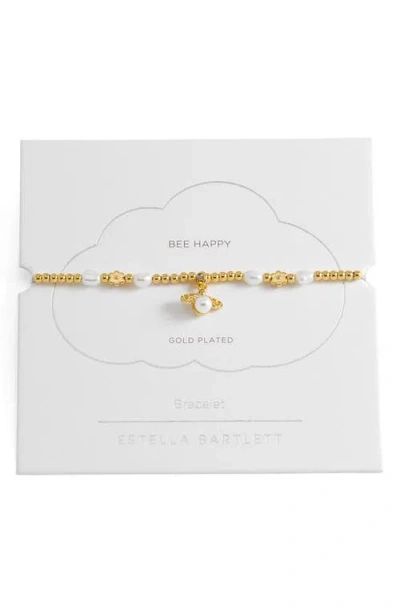 Estella Bartlett Louise Pendant Bracelet In Gold