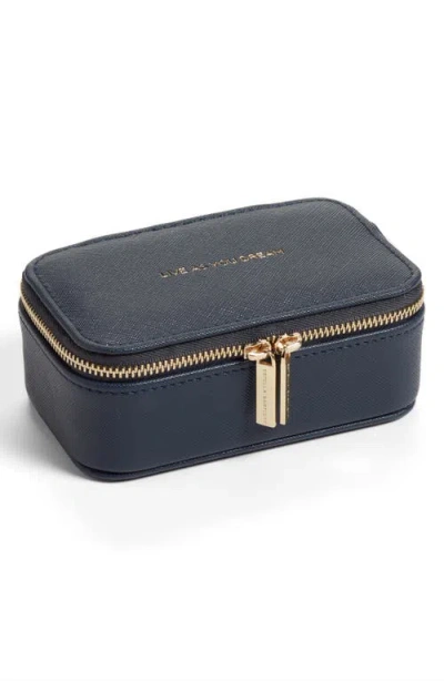 Estella Bartlett Mini Jewelry Box In Navy