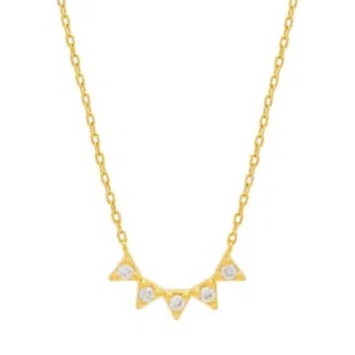 Estella Bartlett One Of A Kind Necklace In Gold