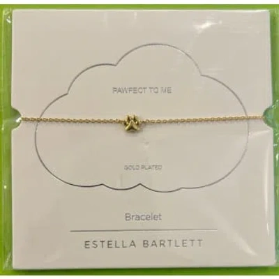Estella Bartlett Paw Charm Bracelet In Grey