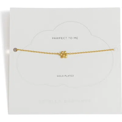 Estella Bartlett Paw Charm Chain Bracelet