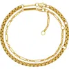 Estella Bartlett Set Of 2 Bracelets In Gold