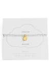 Estella Bartlett Sienna Clover Beaded Stretch Bracelet In Metallic