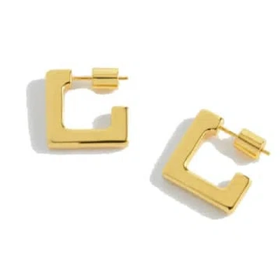 Estella Bartlett Square Hoop Earrings In Gold