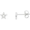 Estella Bartlett Star & Cubic Zirconia Stud Earrings