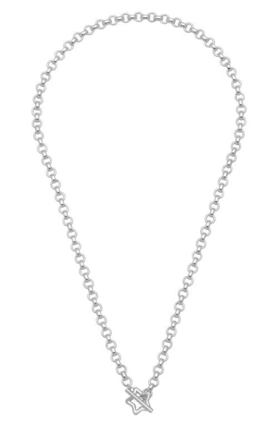 Estella Bartlett Star T-bar Link Necklace In Metallic