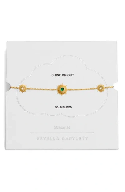 Estella Bartlett Sunburst Bracelet In Gold