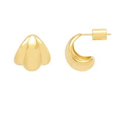 Estella Bartlett Tiered Bold Huggie Earrings In Gold