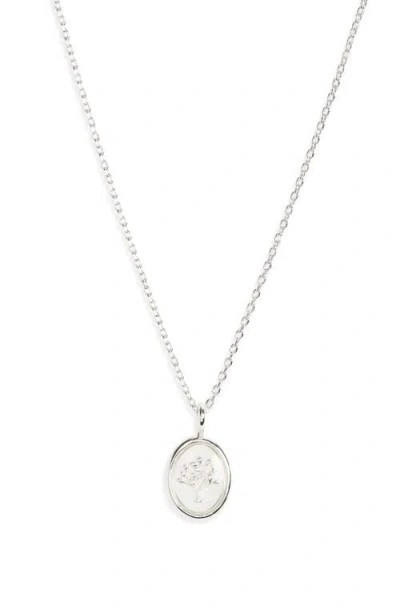 Estella Bartlett Tree Of Life Pendant Necklace In Silver