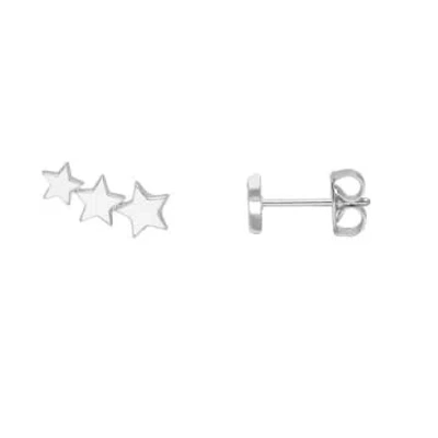 Estella Bartlett Trio Star Ear Studs In Metallic