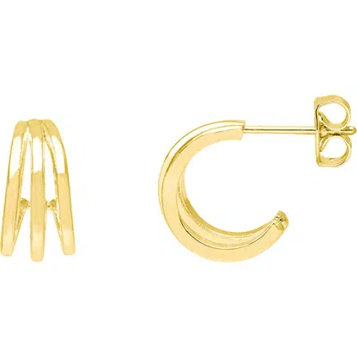 Estella Bartlett Triple Illusion Hoop Earrings