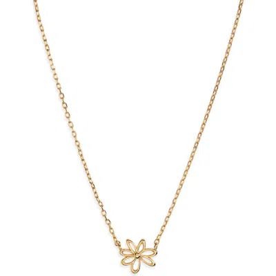 Estella Bartlett Wildflower Pendant Necklace In Gold