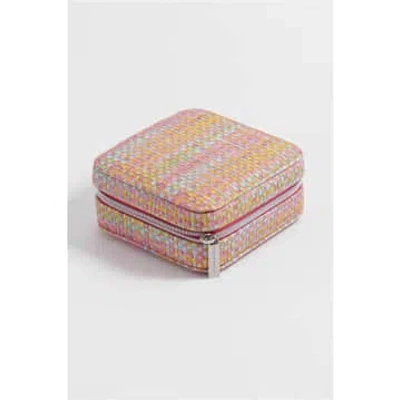 Estella Bartlett Woven Mini Square Jewellery Box In Multi