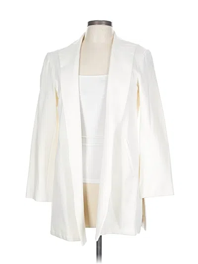 Pre-owned Estelle And Finn Blazer Jacket In White
