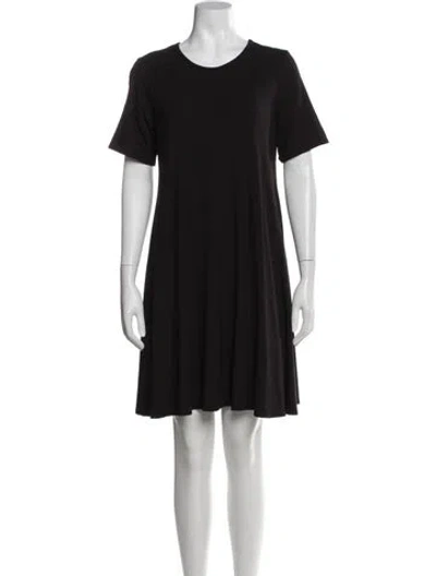 Pre-owned Estelle And Finn Crew Neck Mini Dress In Blue