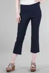 Estelle And Finn Crop Flare Pants In Navy