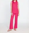 Estelle And Finn Full Leg Trouser Pants In Pink In Pink