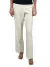 Estelle And Finn Full Leg Pull On Pants In Ivory In White