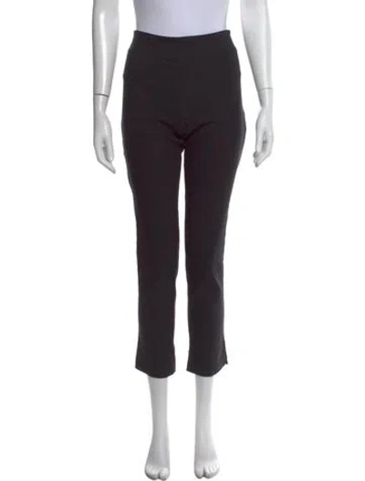 Pre-owned Estelle And Finn Patterned Straight Leg Pants In Brown