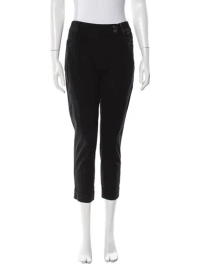 Pre-owned Estelle And Finn Straight Leg Pants In Black