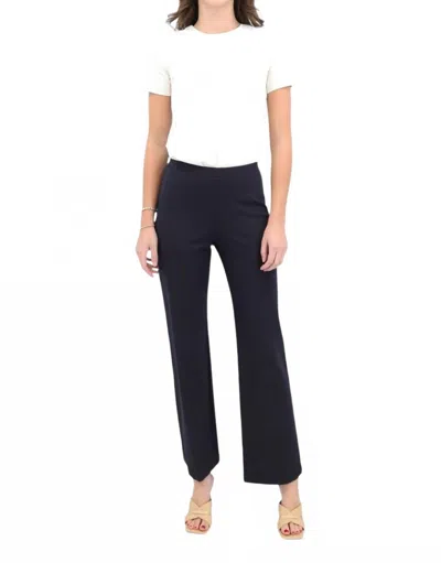 Estelle And Finn Straight Leg Pants In Navy In Blue