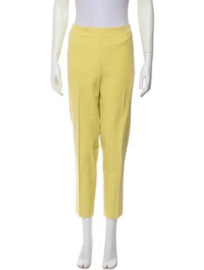 Pre-owned Estelle And Finn Straight Leg Pants In Yellow