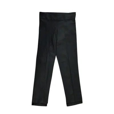 Estelle And Finn Women's Step Hem Ankle Pants In Charcoal In Pink