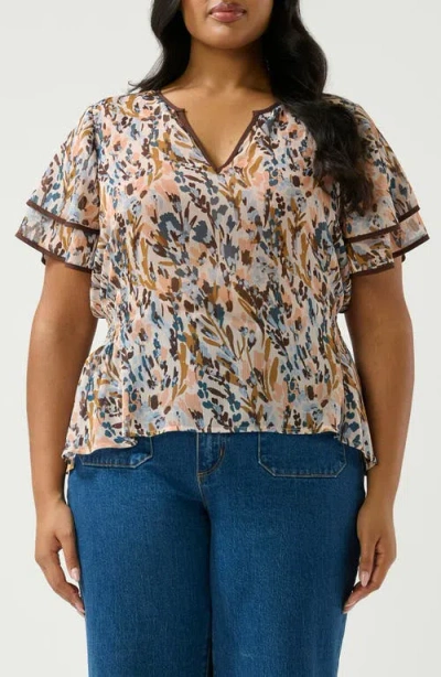 Estelle Bellarosa Floral Top In Multi