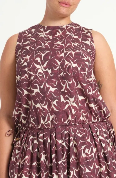 Estelle Brinley Sleeveless Top In Purple