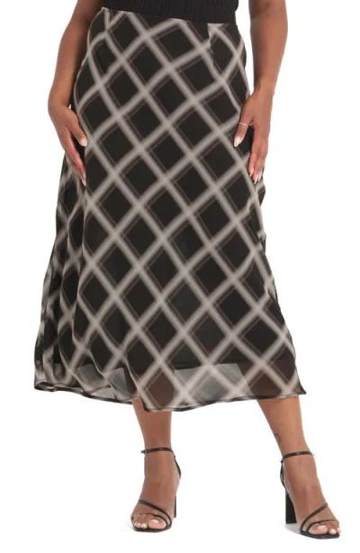 Estelle Cameron Midi Skirt In Black
