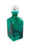 Estelle Colored Glass Heritage Decanter In Green