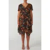 Estelle Dream Glow Botanical Print Midi Dress In Print