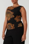 Estelle Glow Horizon Sleeveless Top In Print