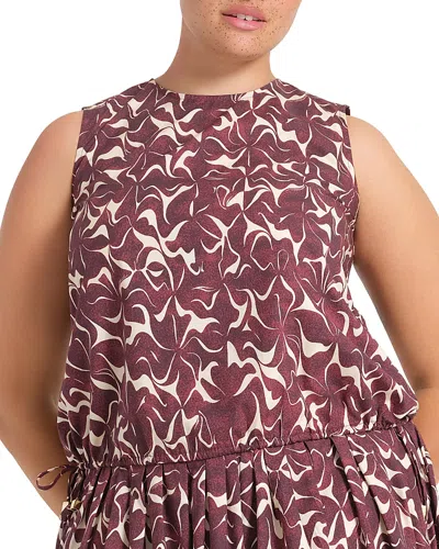 Estelle Plus Brinley Top In Purple