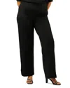 Estelle Plus Jolene Straight Pants In Black