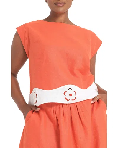 Estelle Plus Kaia Top In Orange