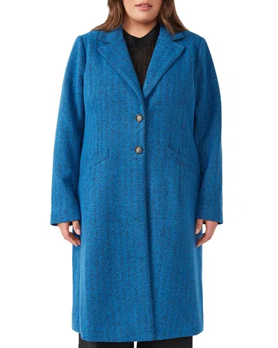 Estelle Plus Maris Coat In Victoria Blue