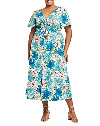 Estelle Plus Nadja Midi Dress In Print