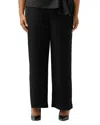 Estelle Plus Night Tide Tailored Pants In Black