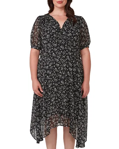 Estelle Plus Size Rozalia Dress In Black/milk