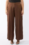Estelle Rakis Wide Leg Pants In Mocha