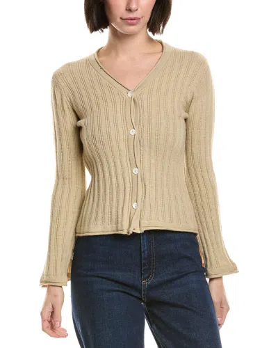 Estellina Cardigan In Brown