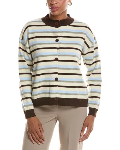 Estellina Cardigan Top In Multi