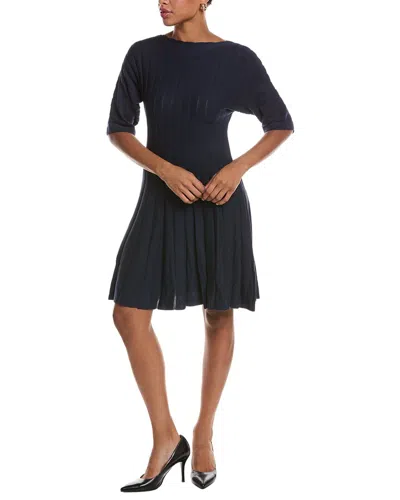 Estellina Knit Midi Dress In Black