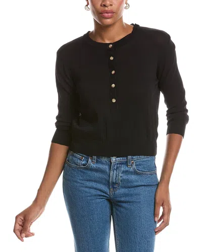 Estellina Knit Top In Black